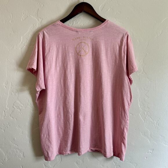 Harry Potter New York Size 2XL T-Shirt - Pink Fawkes Wizarding World 100% Cotton - Picture 5 of 8